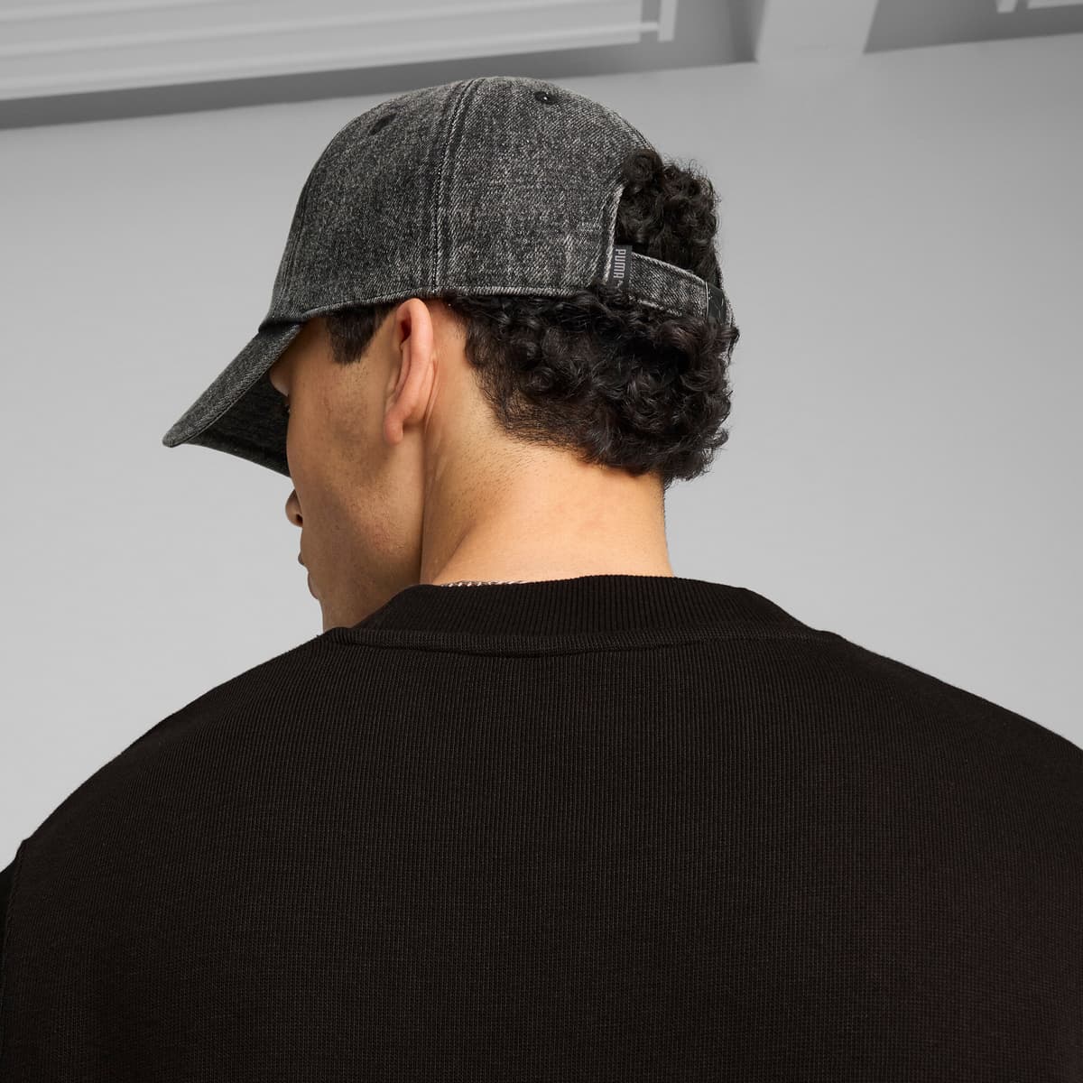 PUMA WARDROBE ESS metalen dad-pet, Zwart thumbnail 3