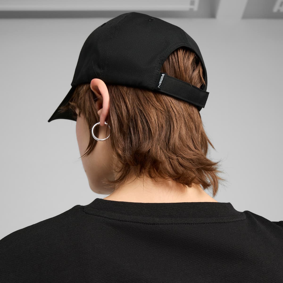 ESS Metal PUMA CAT baseballpet, Zwart, Maat S thumbnail 3