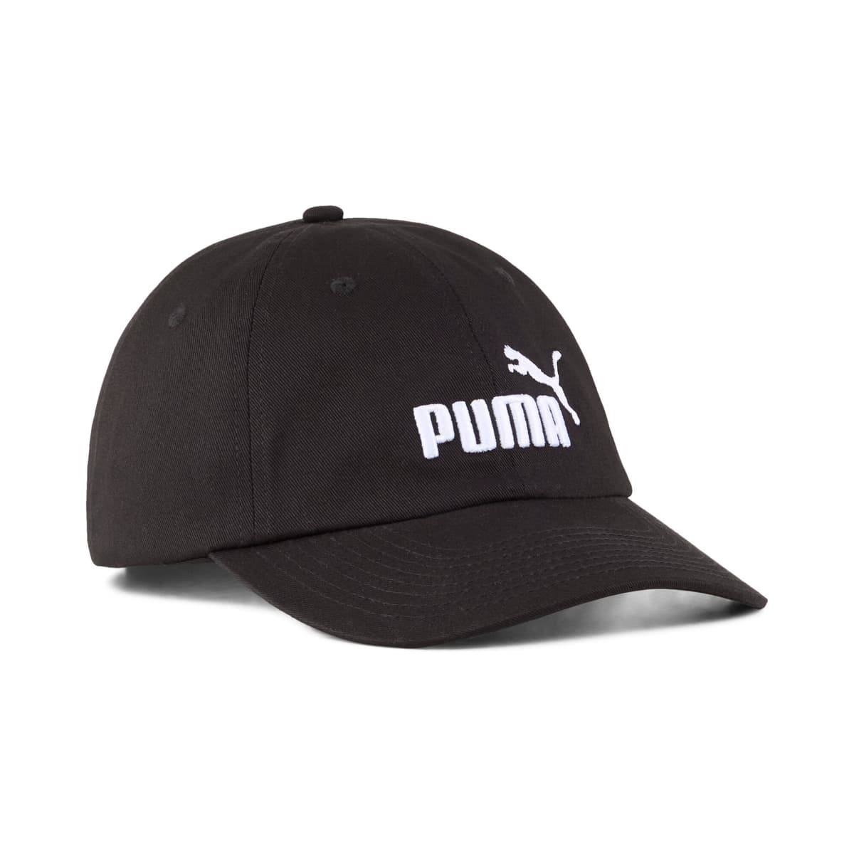 PUMA ESS-logo No.1 Logo baseballpet, Zwart, Maat M