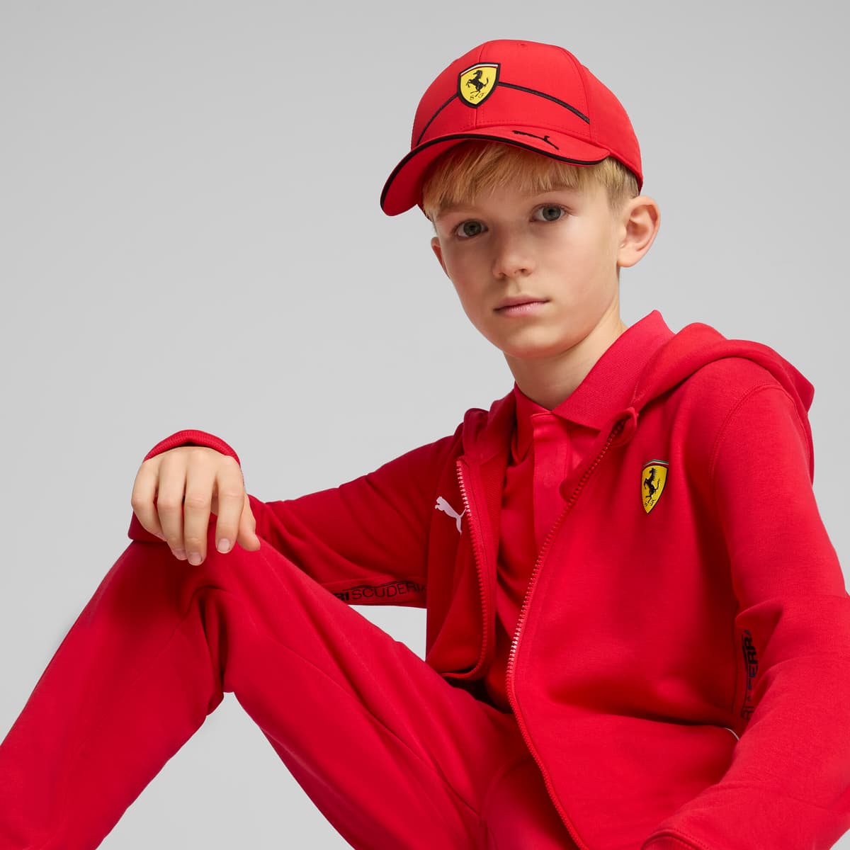 PUMA Ferrari Race baseballpet, Rood thumbnail 4