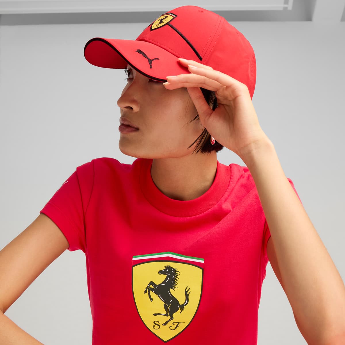 PUMA Ferrari Race baseballpet, Rood thumbnail 4