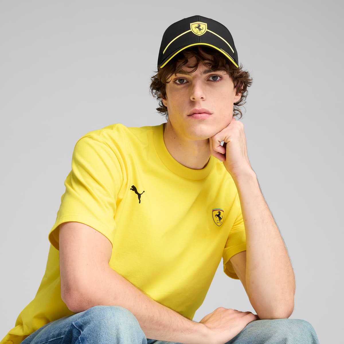 PUMA Ferrari Race baseballpet, Zwart thumbnail 4