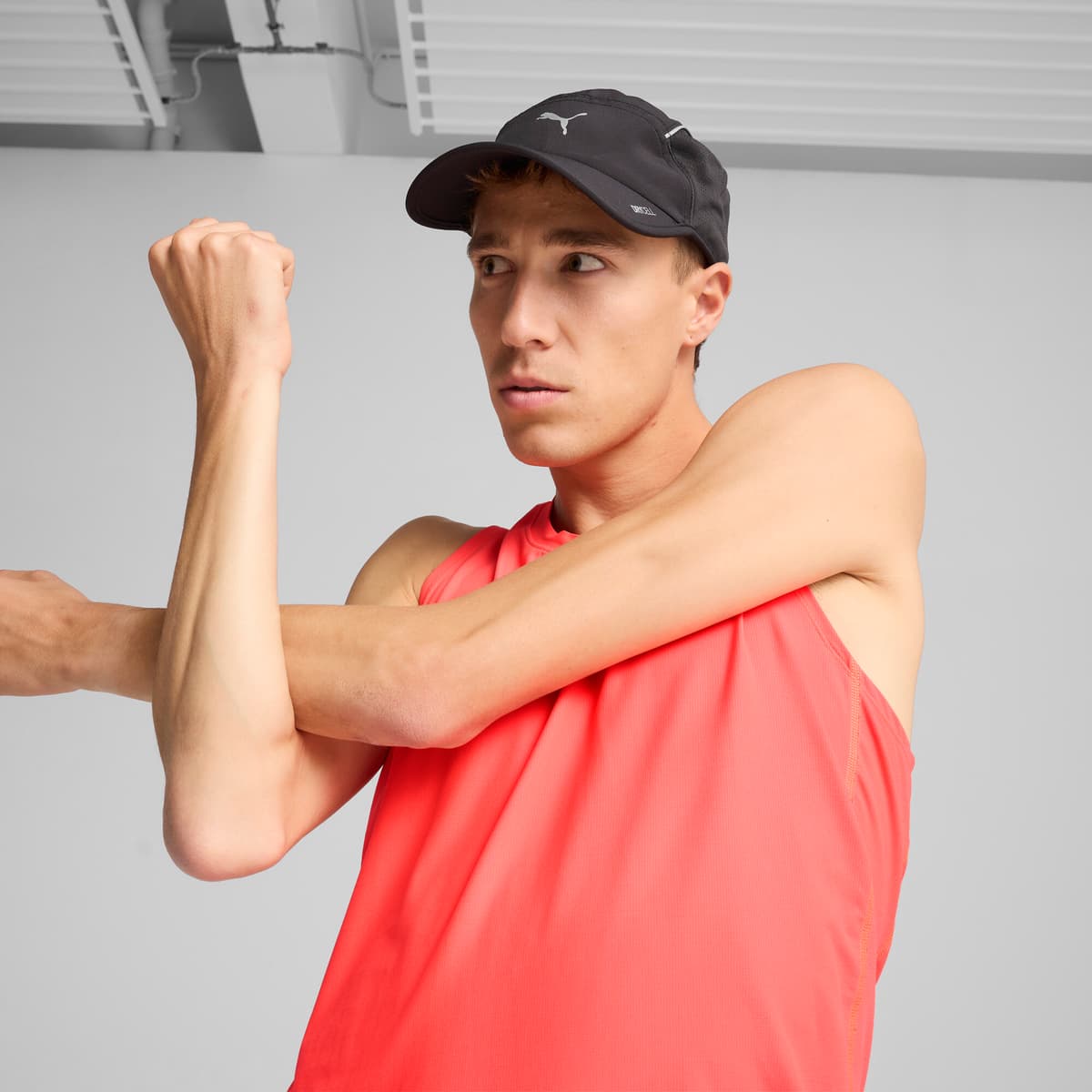 PUMA Runner pet met 5 panden en korte klep, Zwart, Maat M thumbnail 4