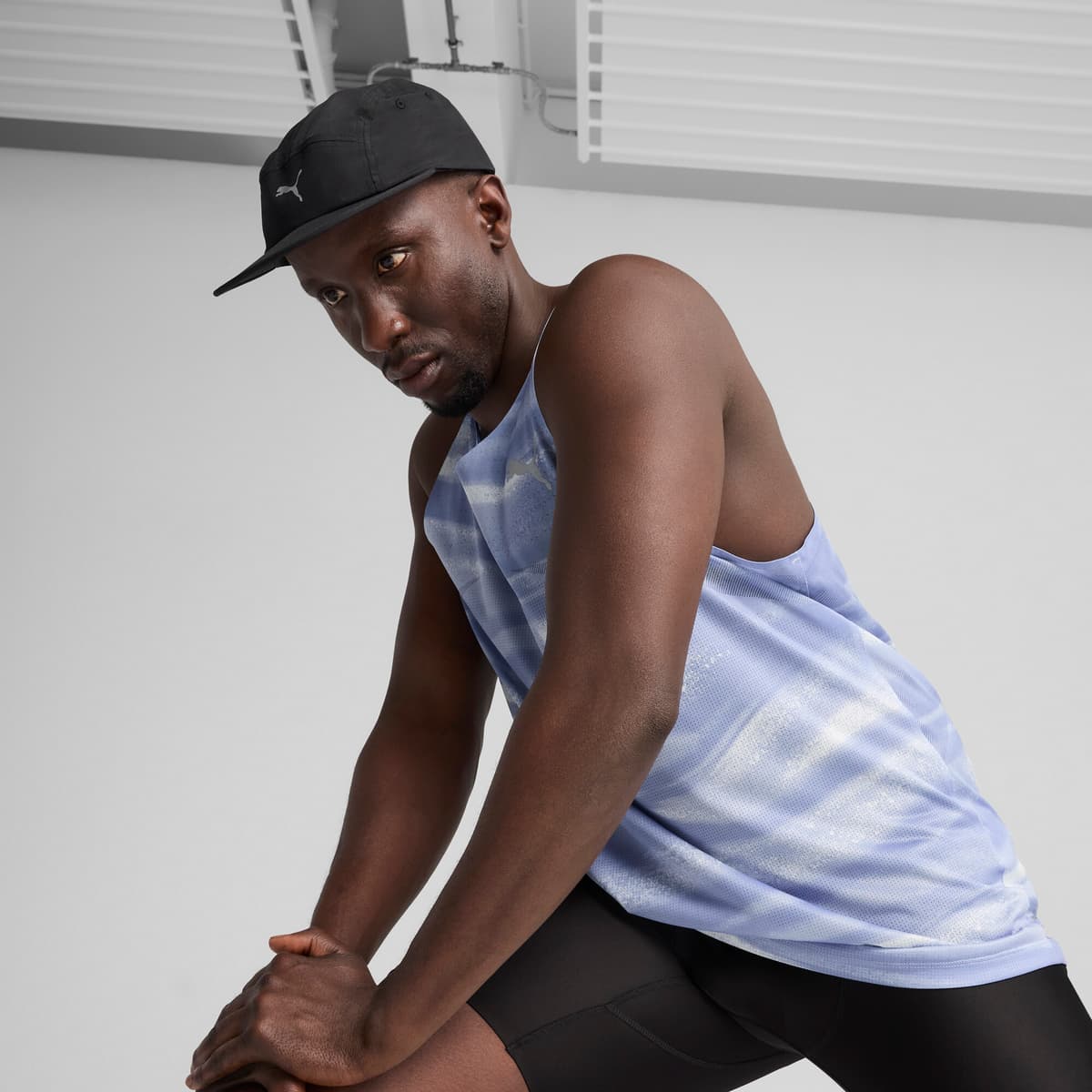 PUMA ESS Running pet met 5 panelen, Zwart, Maat S thumbnail 4