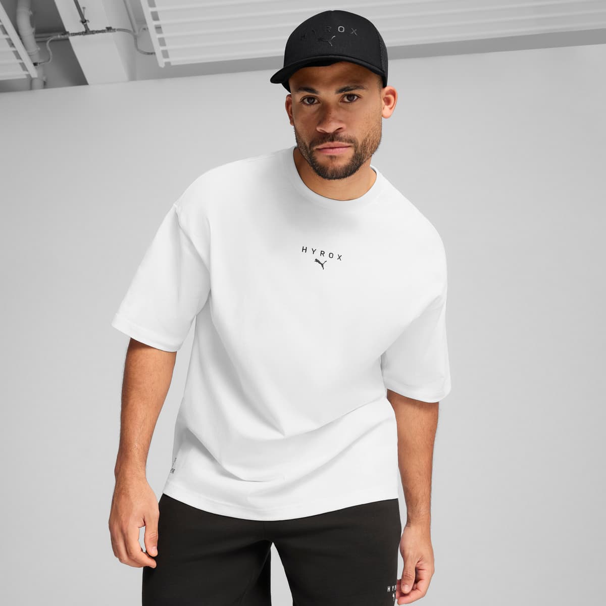 PUMA x HYROX truckerpet, Zwart thumbnail 4