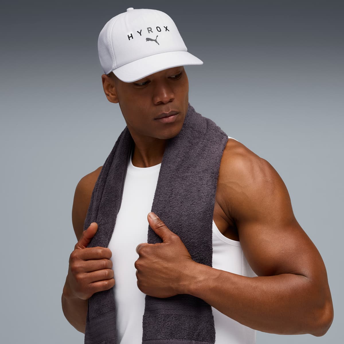 PUMA x HYROX truckerpet, Wit thumbnail 4