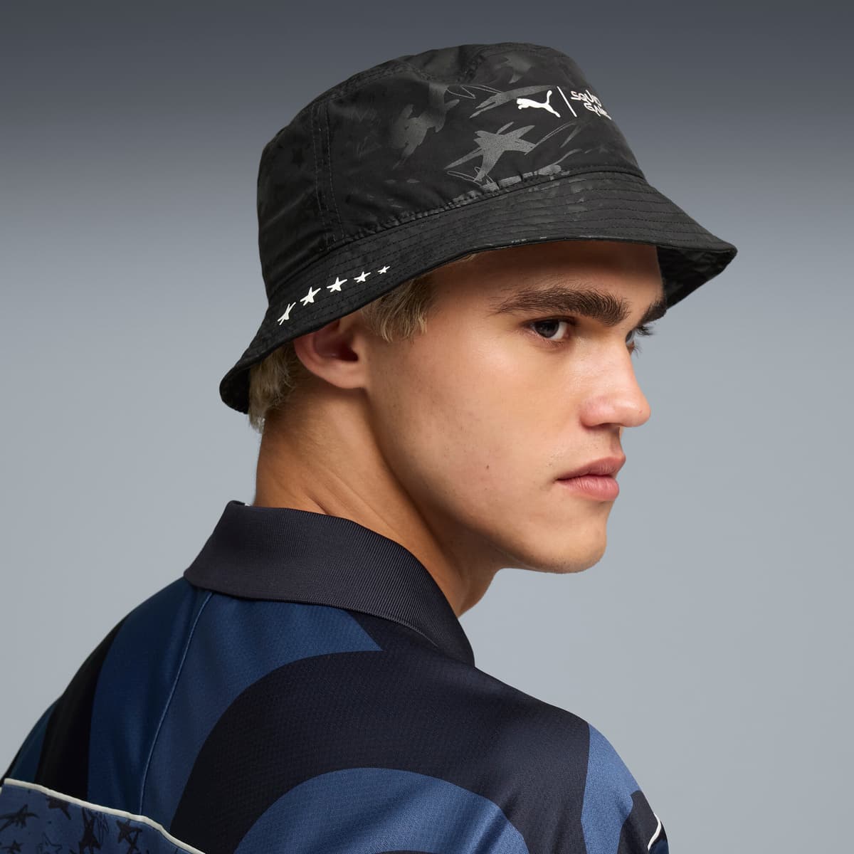 PUMA x SQUID GAME buckethat, Zwart, Maat L thumbnail 4