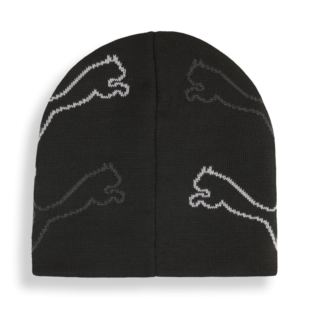 PUMA Cat Graphic beanie zonder boord, Zwart thumbnail 3