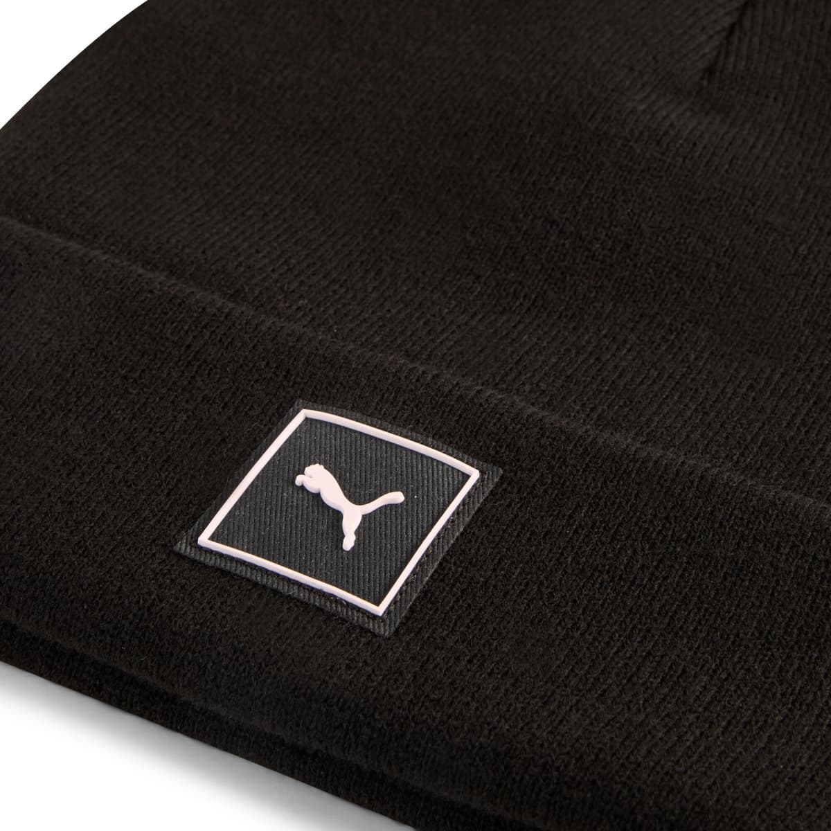 PUMA Wardrobe Essentials Beanie met hoge kruin, Zwart thumbnail 2