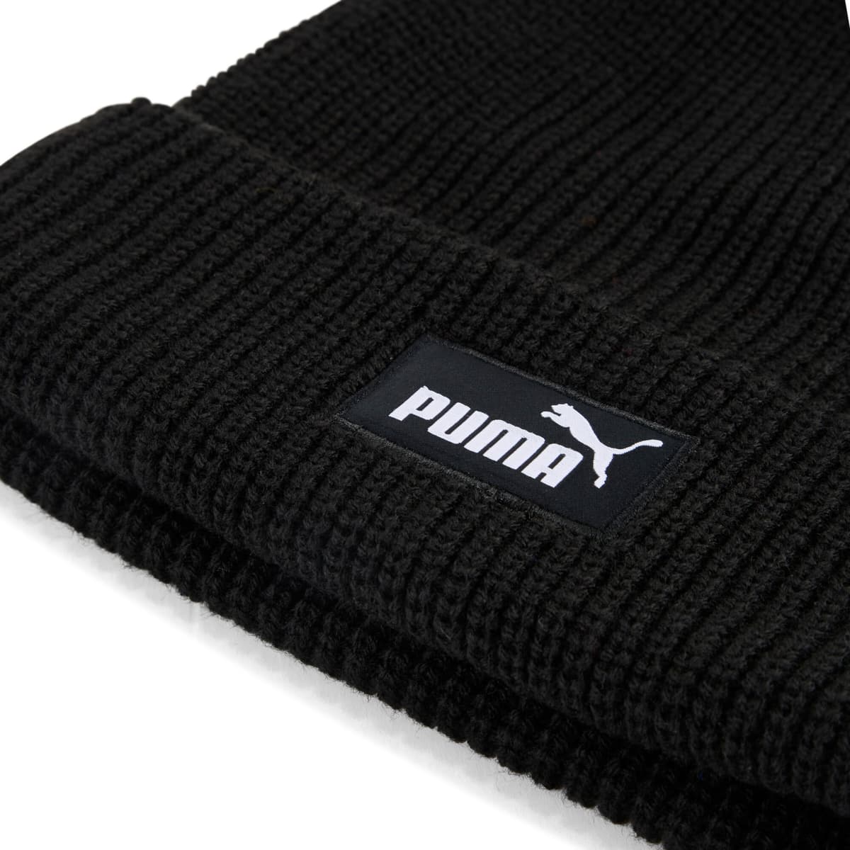 PUMA Premium Essentials beanie met hoge kroon, Zwart thumbnail 2