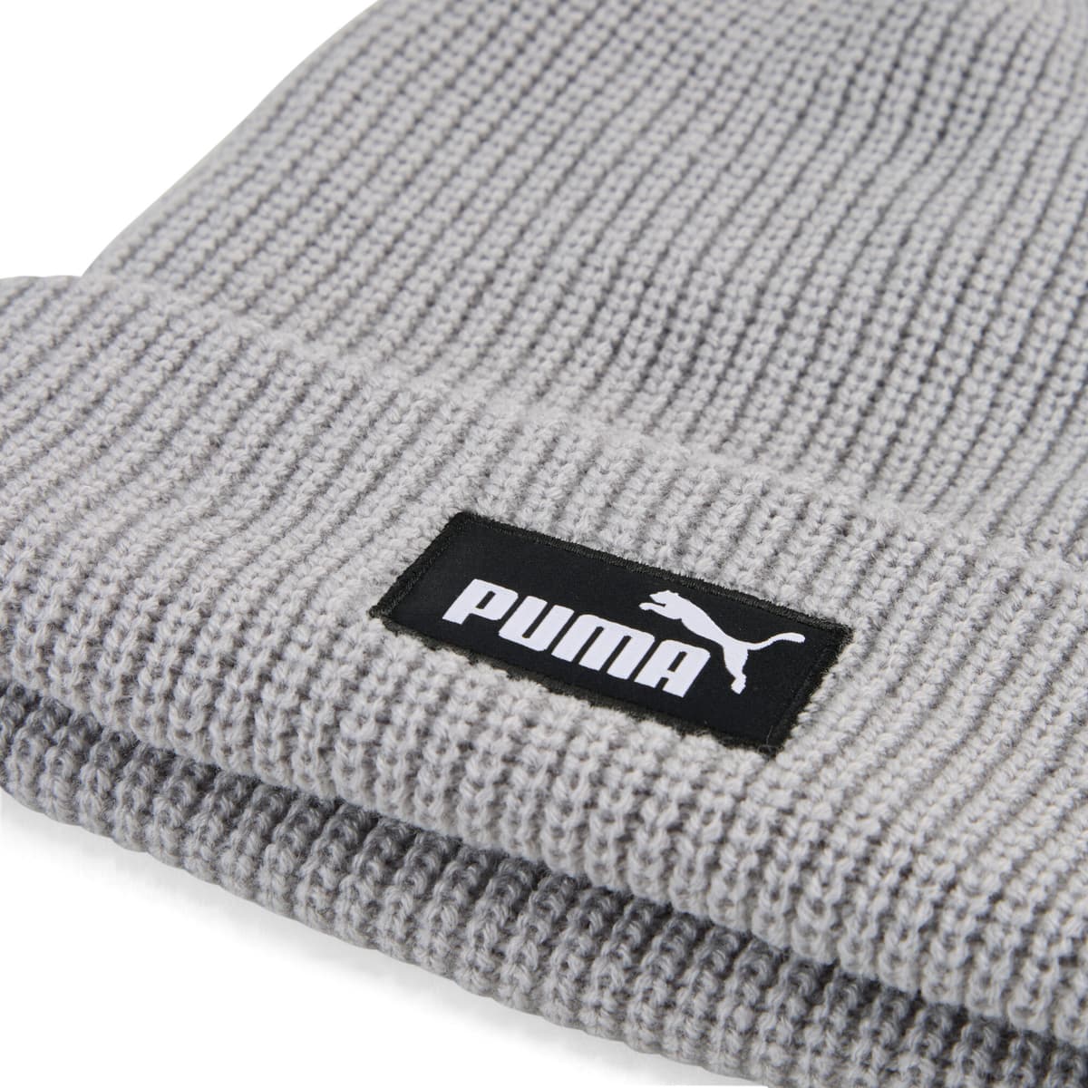PUMA Premium Essentials beanie met hoge kroon, Grijs thumbnail 2