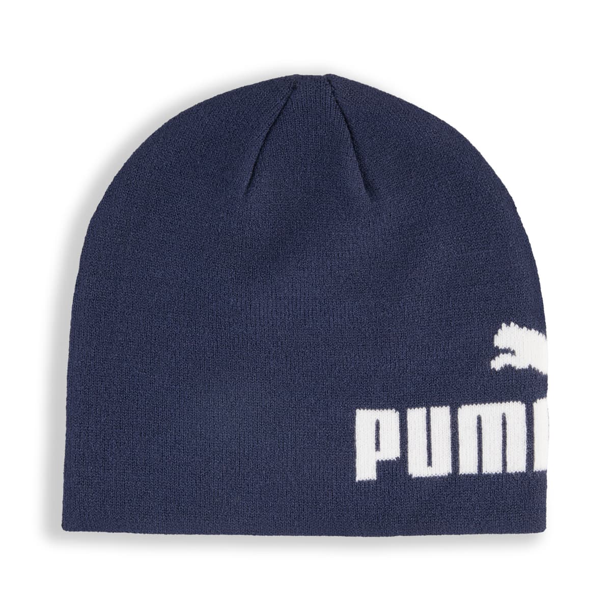 PUMA Essentials beani met middelhoge kroon zonder boord, Blauw/Wit