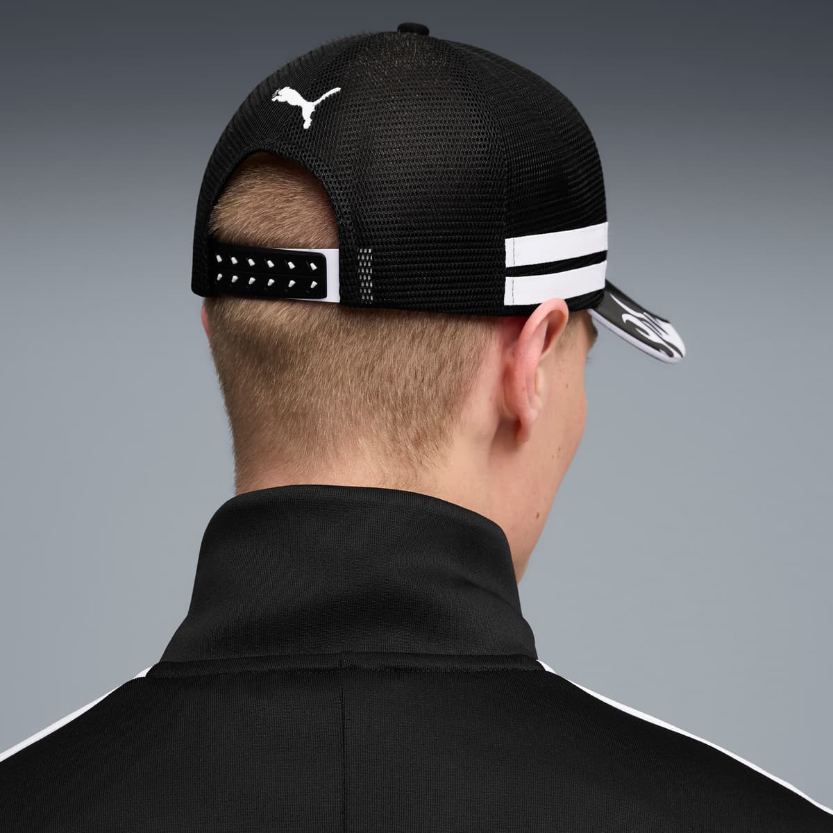 PUMA BMW M Motorsport Lifestyle truckerpet, Zwart thumbnail 3