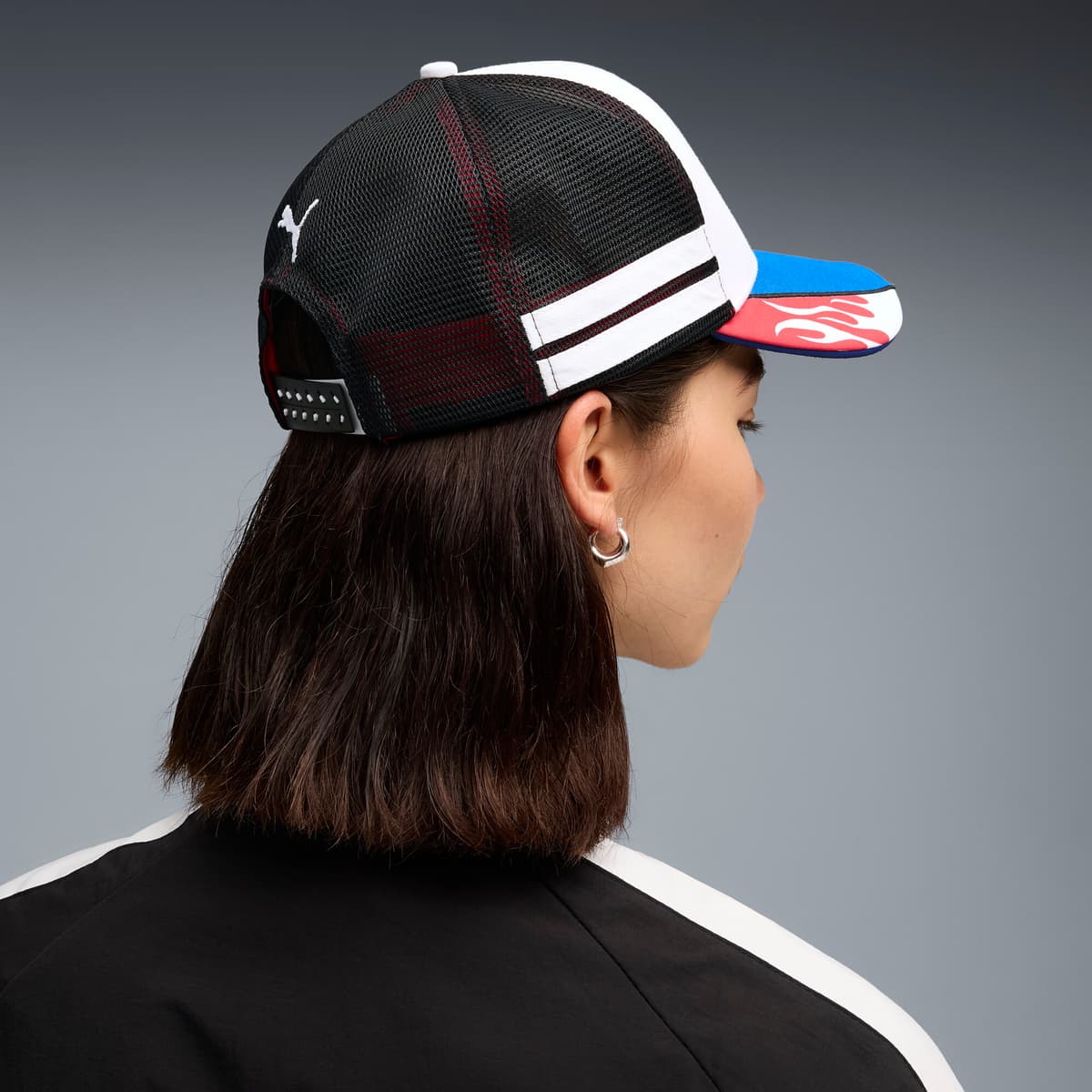 PUMA BMW M Motorsport Lifestyle truckerpet, Wit thumbnail 3