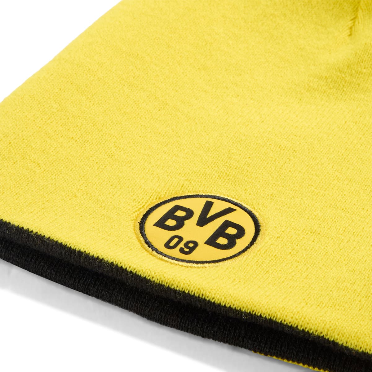 PUMA Borussia Dortmund omkeerbare beanie, Zwart/Geel thumbnail 2