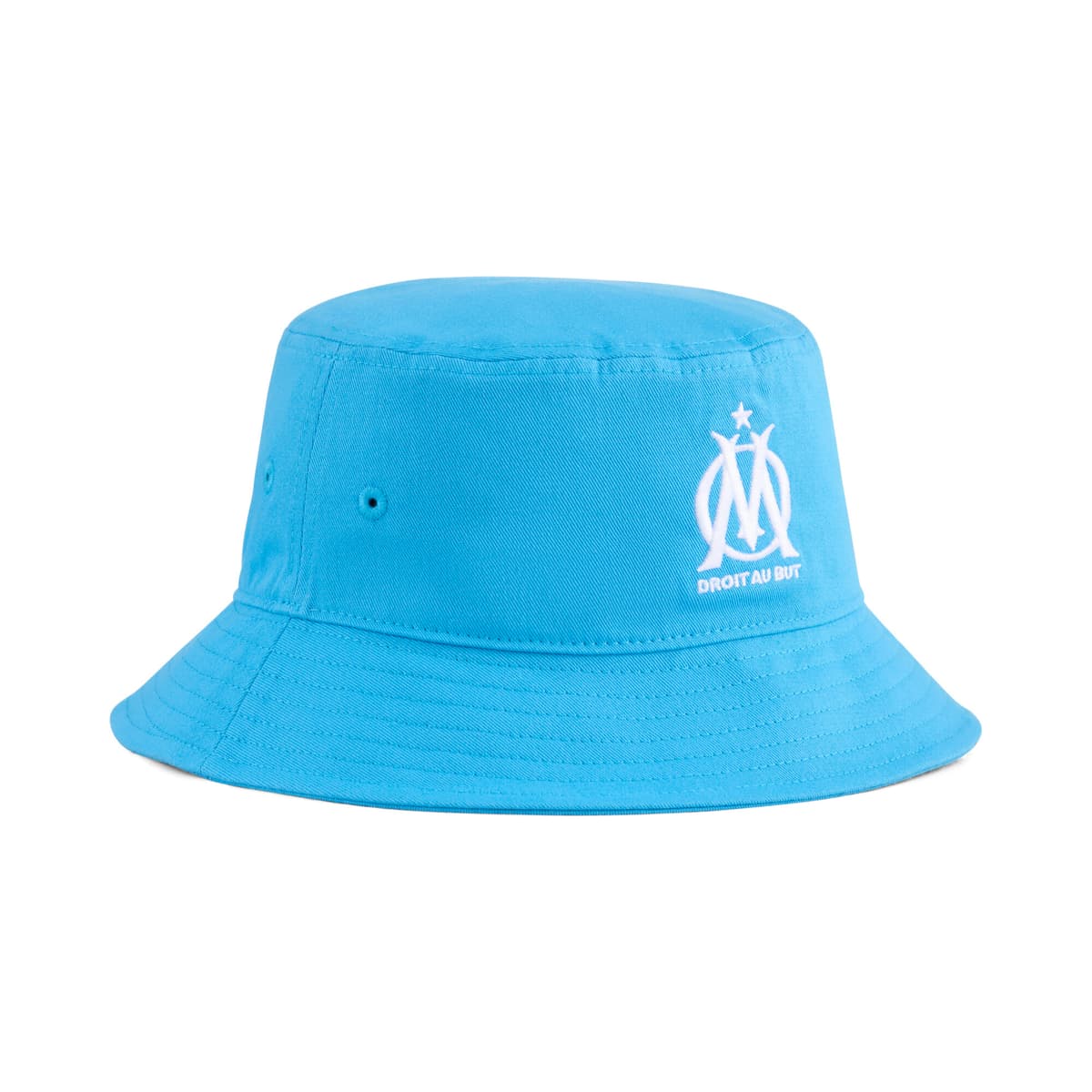 PUMA Olympique de Marseille Essentials buckethat, Blauw/Wit