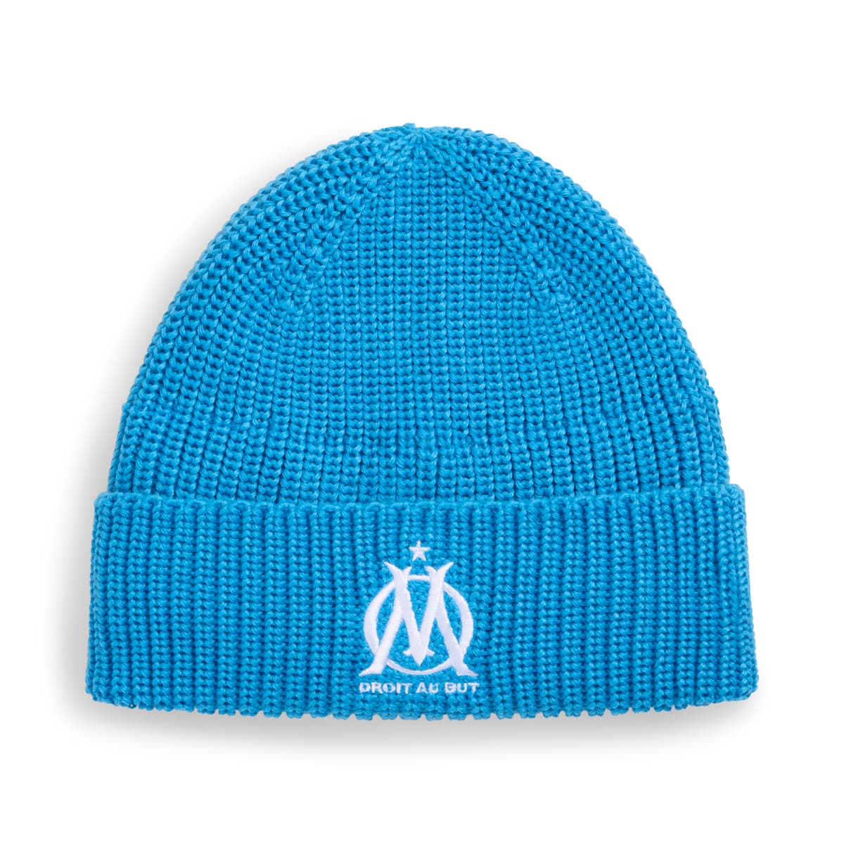 PUMA Olympique de Marseille Essentials beanie uniseks, Blauw/Wit