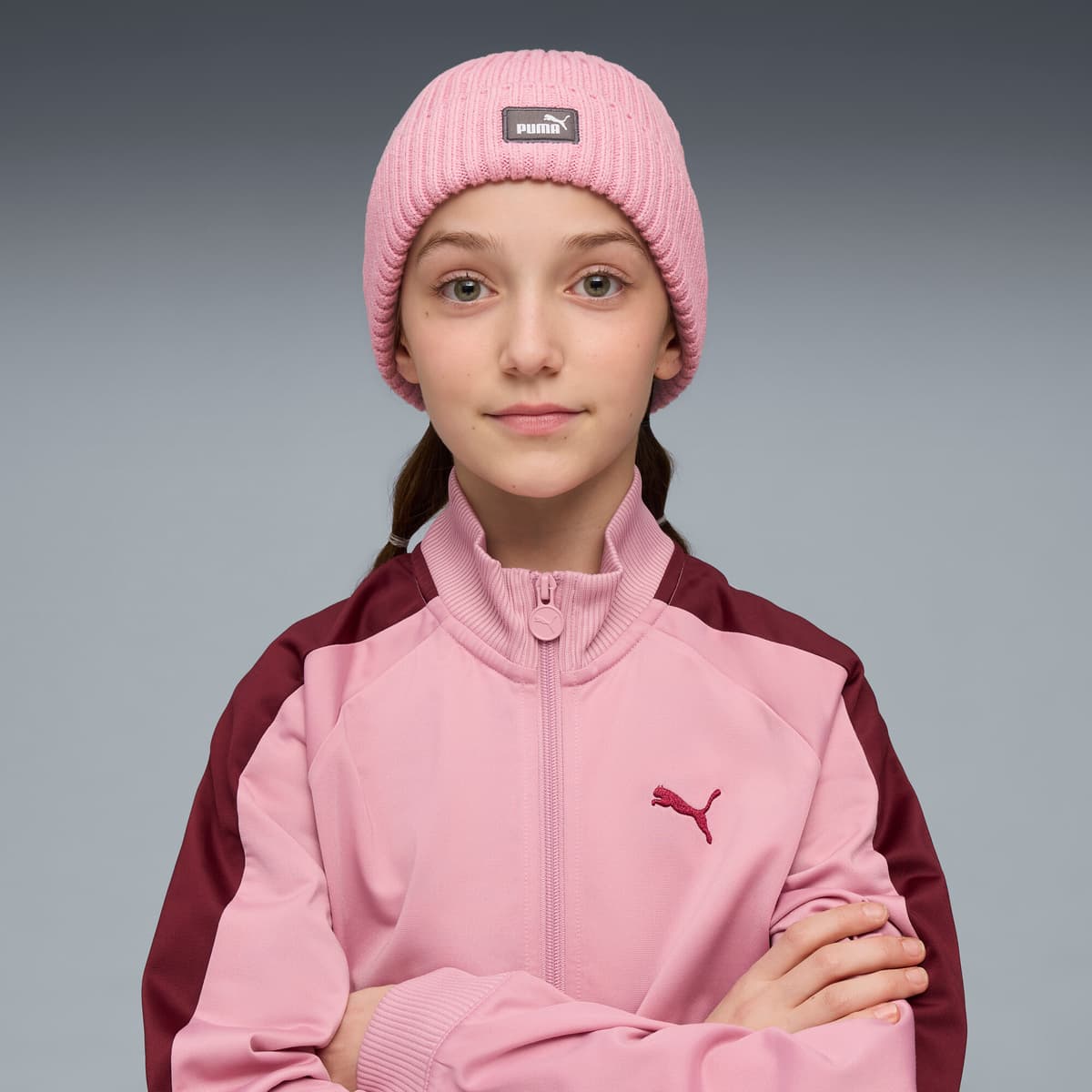 PUMA Klassieke beanie met lage kroon, Roze thumbnail 4