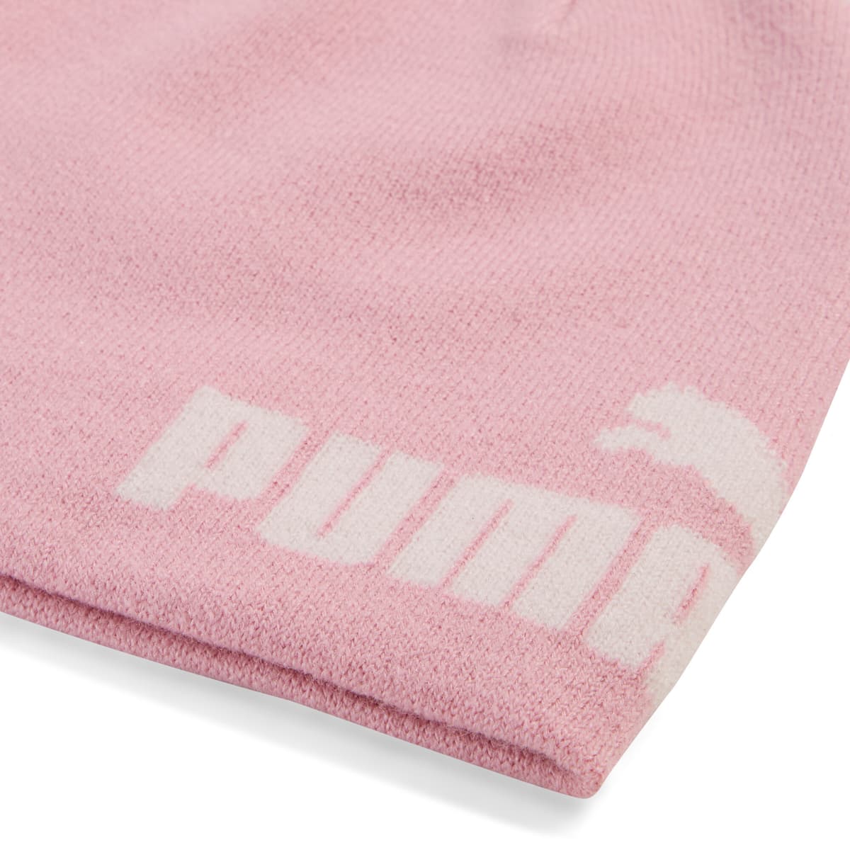 PUMA Essentials beanie met middelhoge kroon zonder boord, Roze thumbnail 2