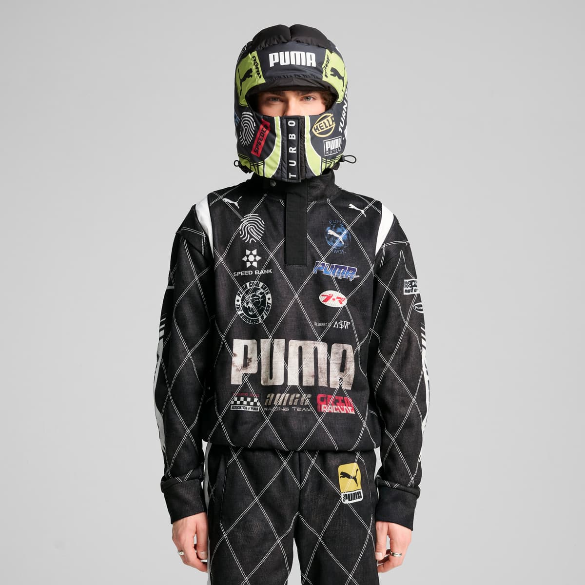 A$AP ROCKY x PUMA bivakmuts, Groen/Zwart thumbnail 6