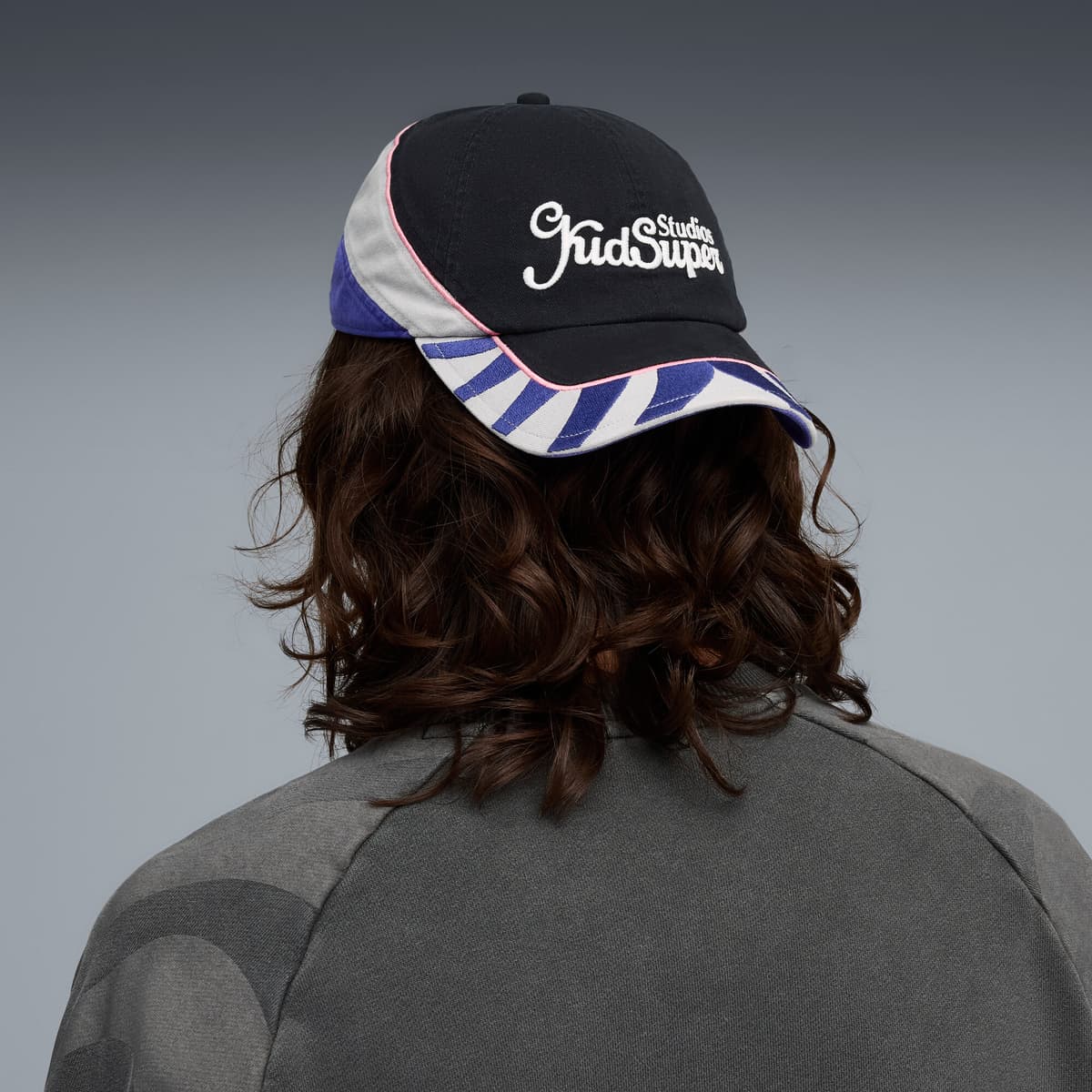 PUMA x KIDSUPER baseballpet, Zwart thumbnail 4