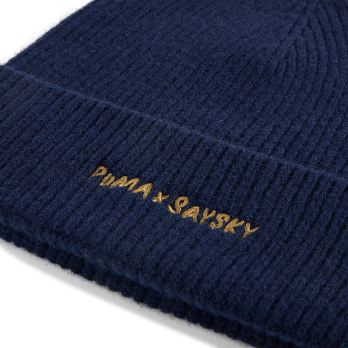 PUMA x SAYSKY beanie van merinowol, Blauw thumbnail 2