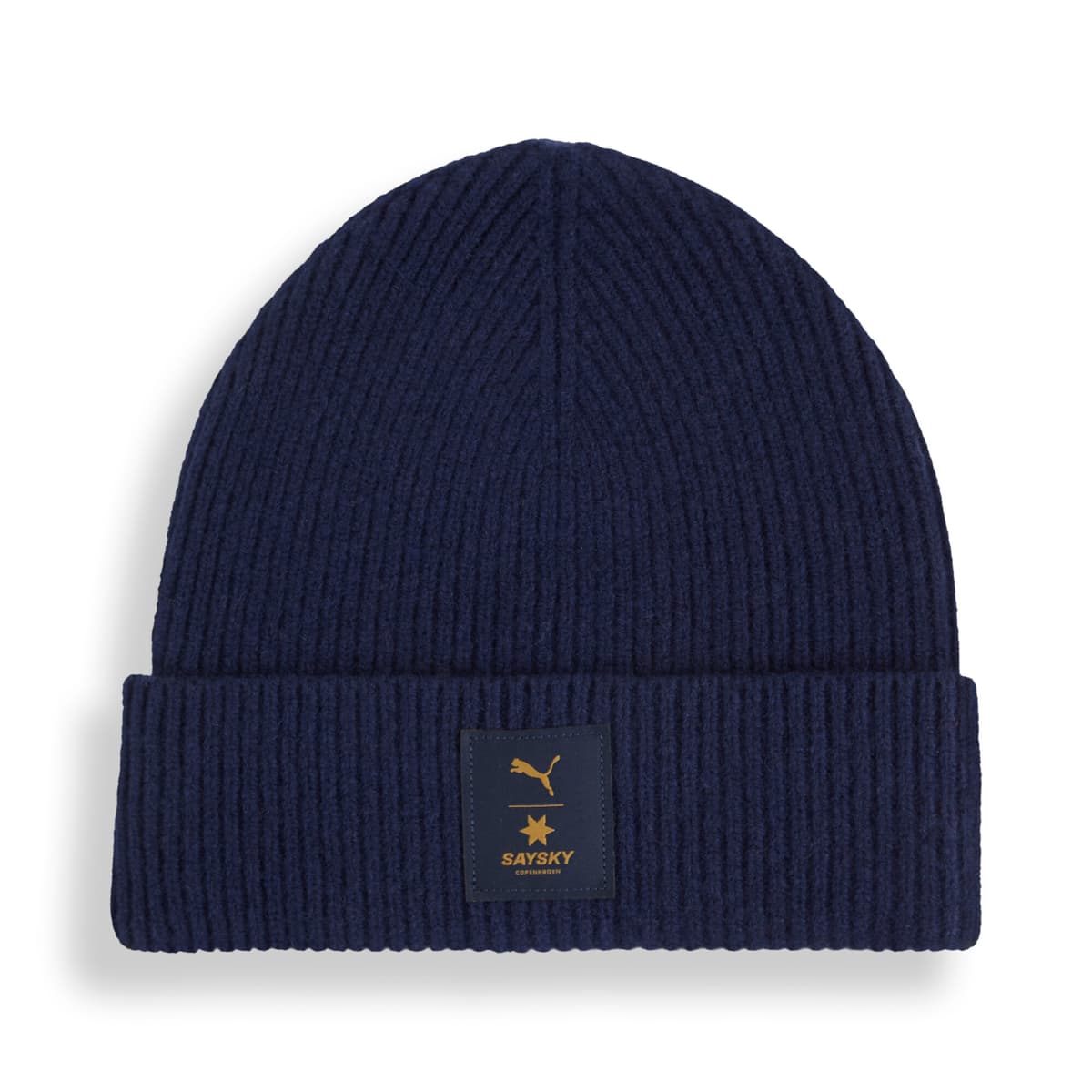 PUMA x SAYSKY beanie van merinowol, Blauw