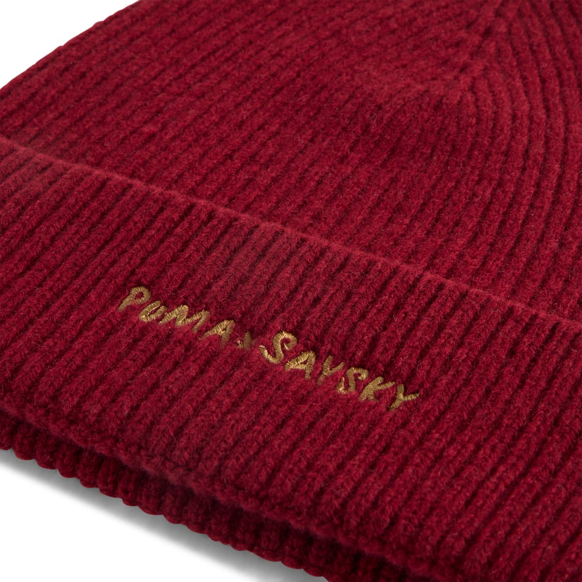 PUMA x SAYSKY beanie van merinowol, Rood thumbnail 2