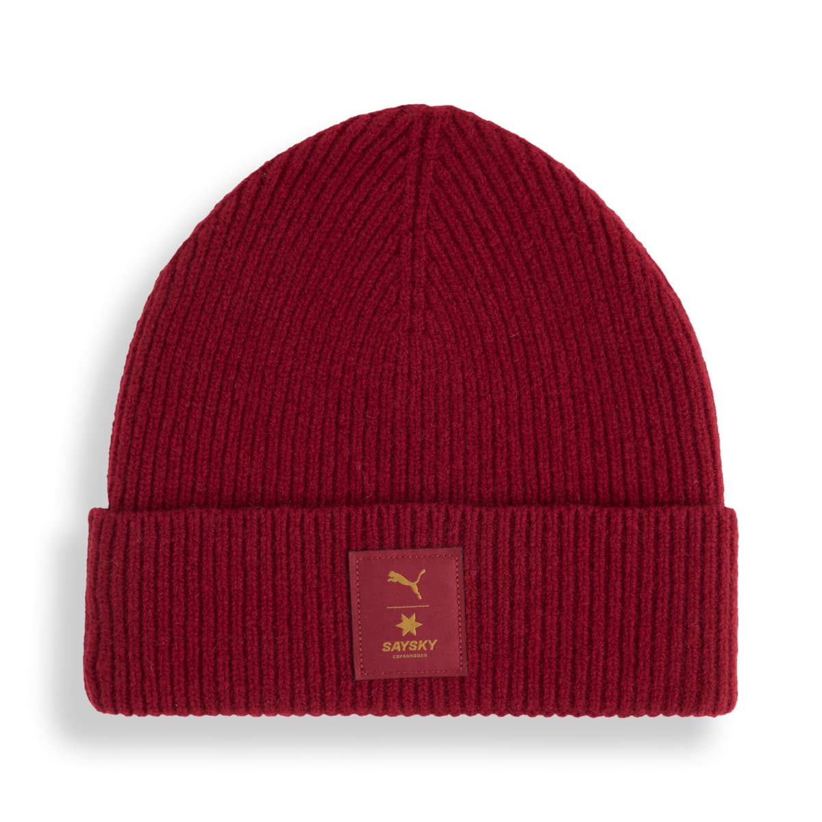 PUMA x SAYSKY beanie van merinowol, Rood
