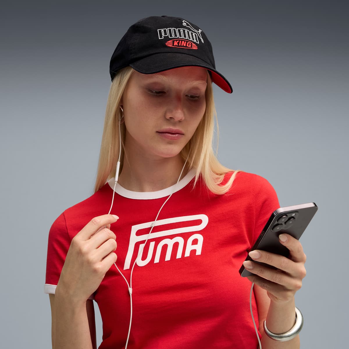 PUMA KING baseballpet, Zwart thumbnail 4