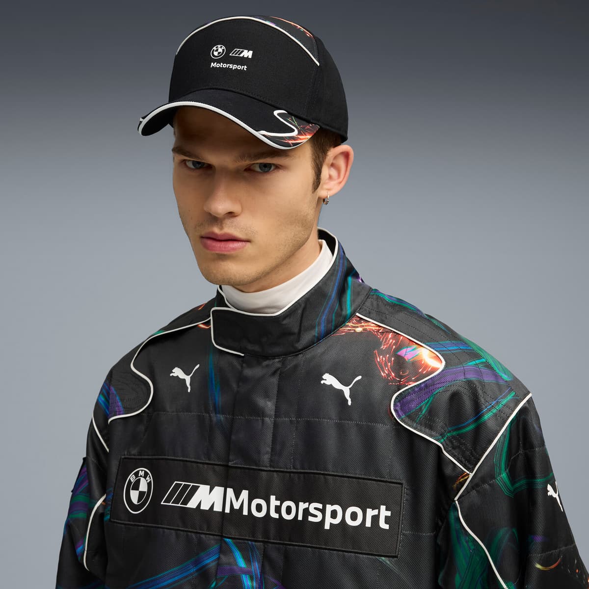 PUMA x BMW M Motorsport Cao Fei baseballpet, Zwart thumbnail 5