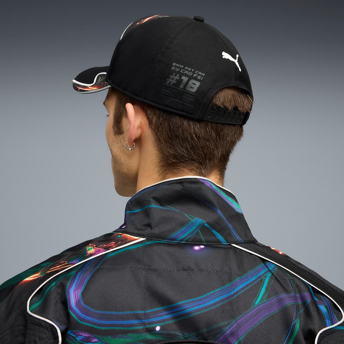 PUMA x BMW M Motorsport Cao Fei baseballpet, Zwart thumbnail 4
