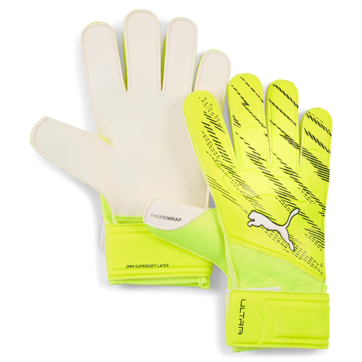 PUMA ULTRA Play keepershandschoenen, Zwart/Geel, Maat 5