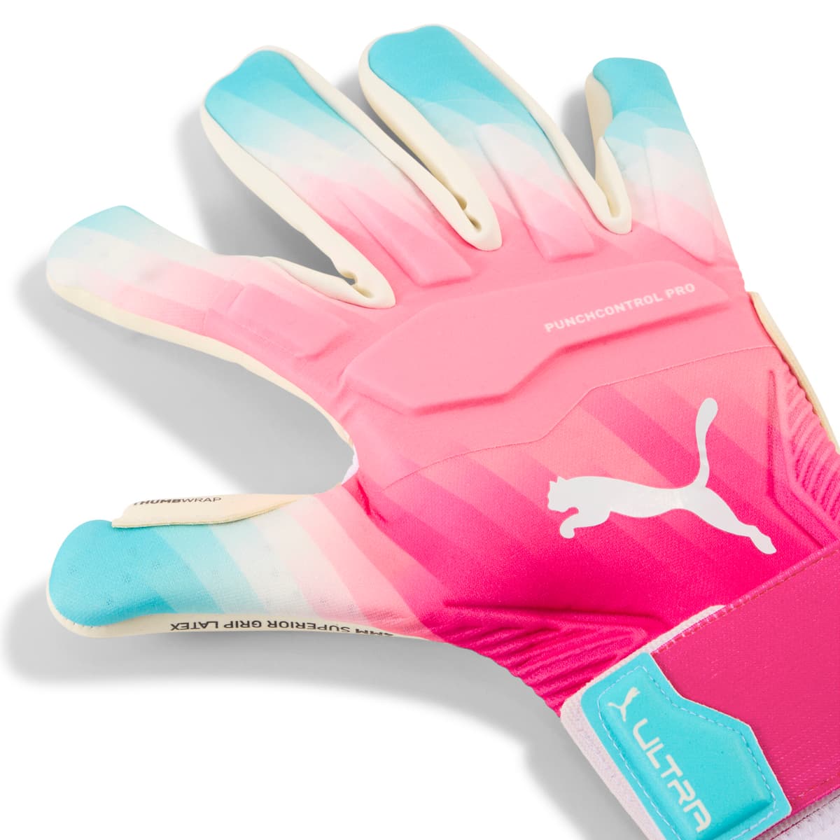 PUMA ULTRA Ultimate RE-CHARGE hybride keepershandschoenen, Blauw/Roze/Wit, Maat 8,5 thumbnail 3