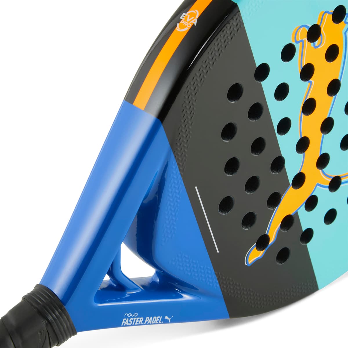 PUMA NOVA PADEL COURT padelracket, Blauw/Zwart thumbnail 2
