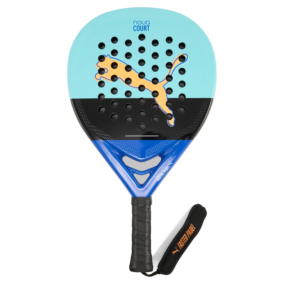 PUMA NOVA PADEL COURT padelracket, Blauw/Zwart