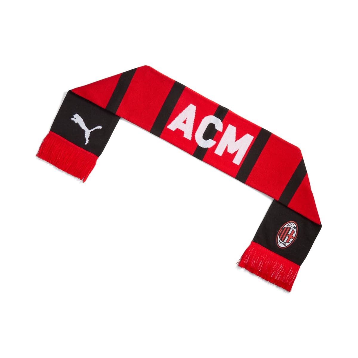 PUMA AC Milan Essentials sjaal, Rood/Wit thumbnail 2