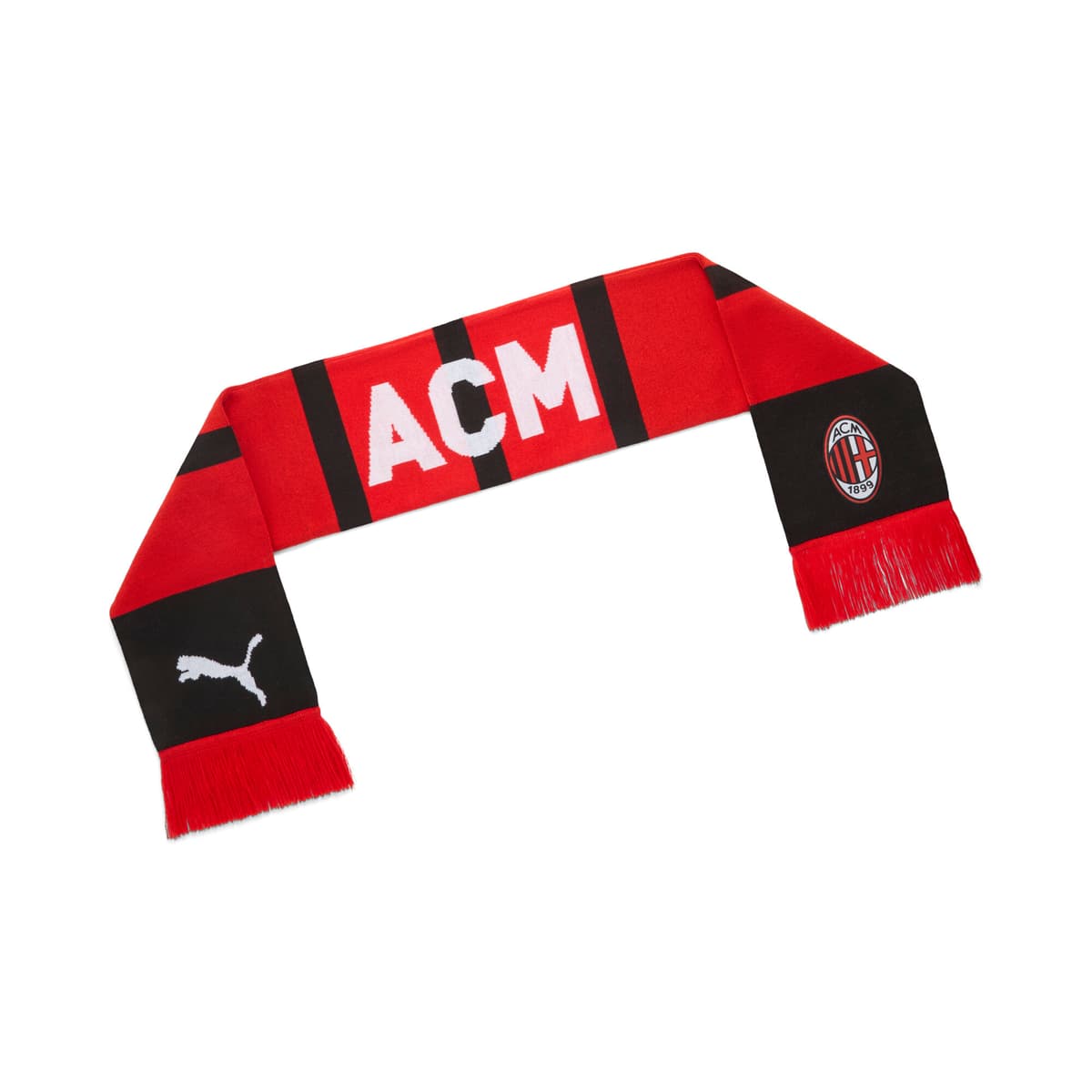PUMA AC Milan Essentials sjaal, Rood/Wit