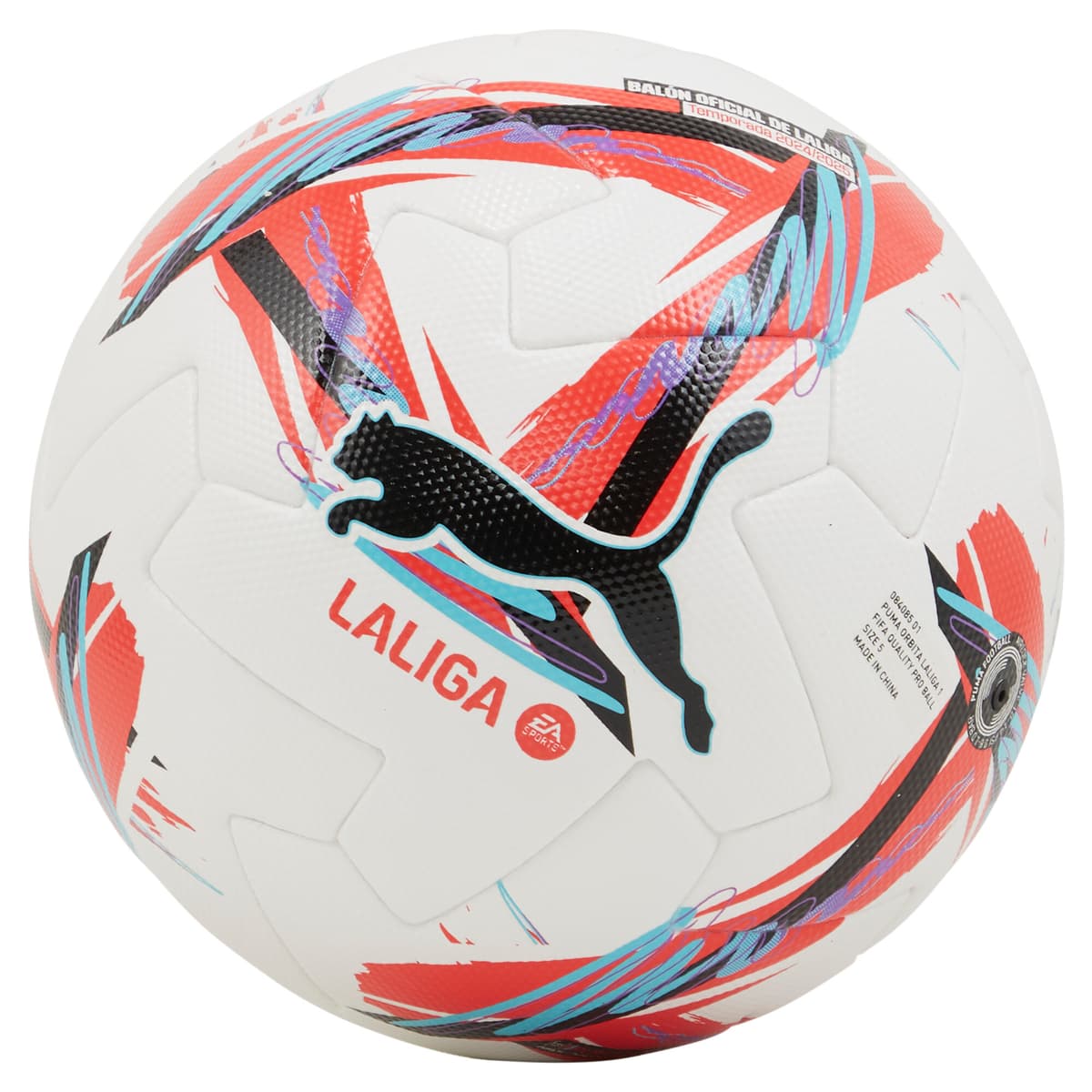 PUMA Orbita LaLiga 1 voetbal (FIFAÂ® Quality Pro), Wit/Meerkleurig, Maat 5 thumbnail 4