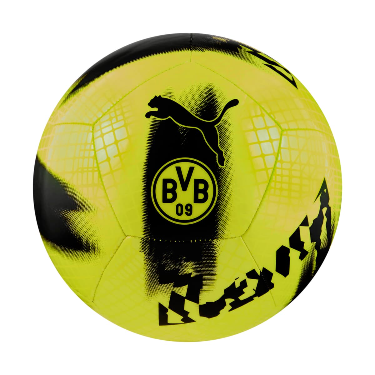PUMA Borussia Dortmund jubileumsvoetbal, Zwart/Geel, Maat 5