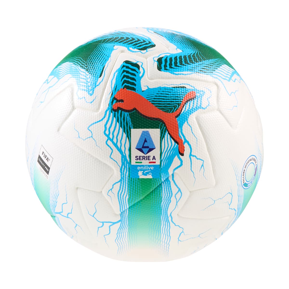 PUMA Orbita Serie A voetbal (FIFAÂ® Quality Pro), Wit/Meerkleurig, Maat 5
