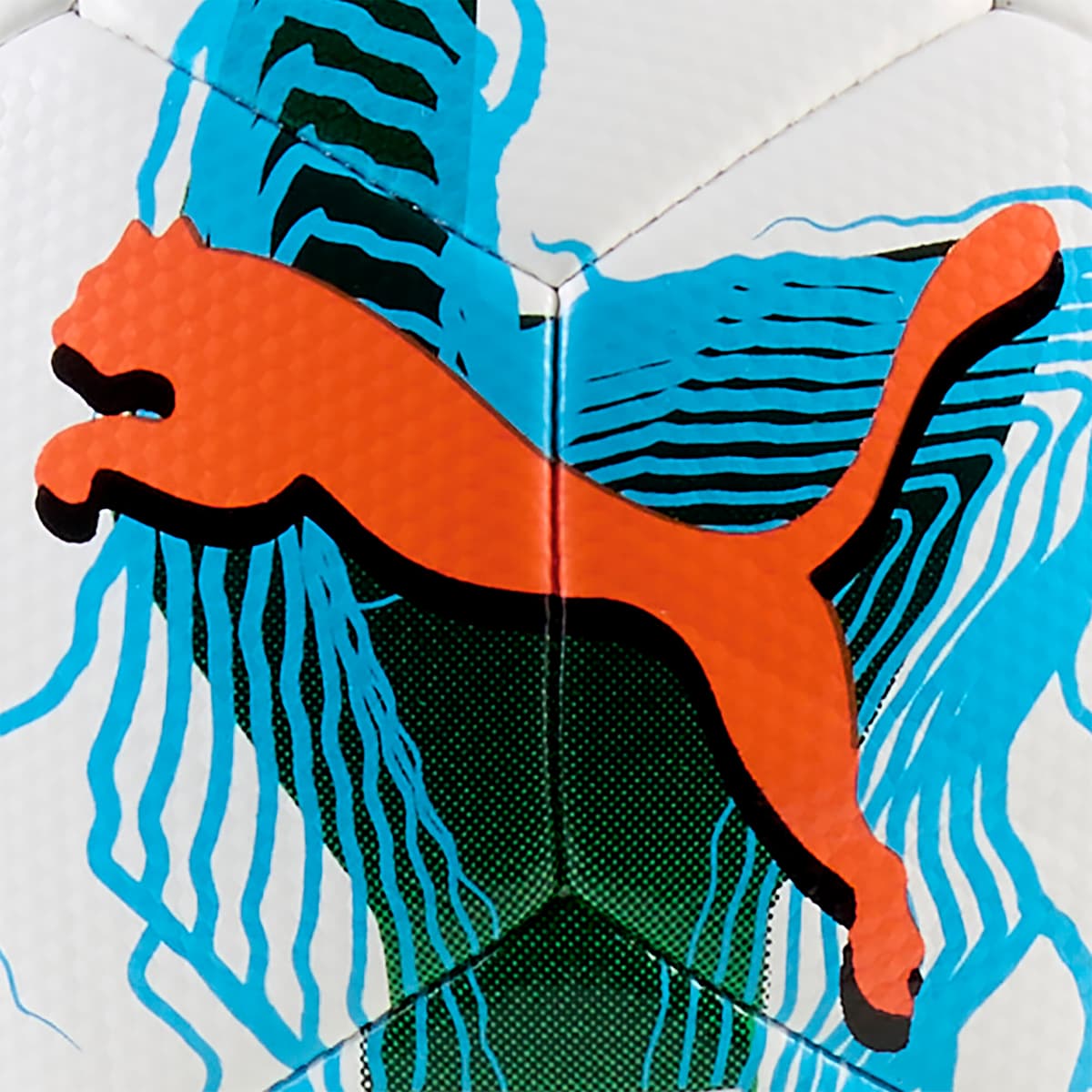 PUMA Orbita Serie A voetbal, Wit/Meerkleurig, Maat 4 thumbnail 3