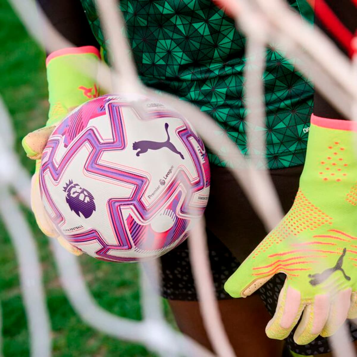 PUMA Orbita Match Premier League Brilliance voetbal (FIFAÂ®-kwaliteit), Wit/Meerkleurig, Maat 5 thumbnail 3