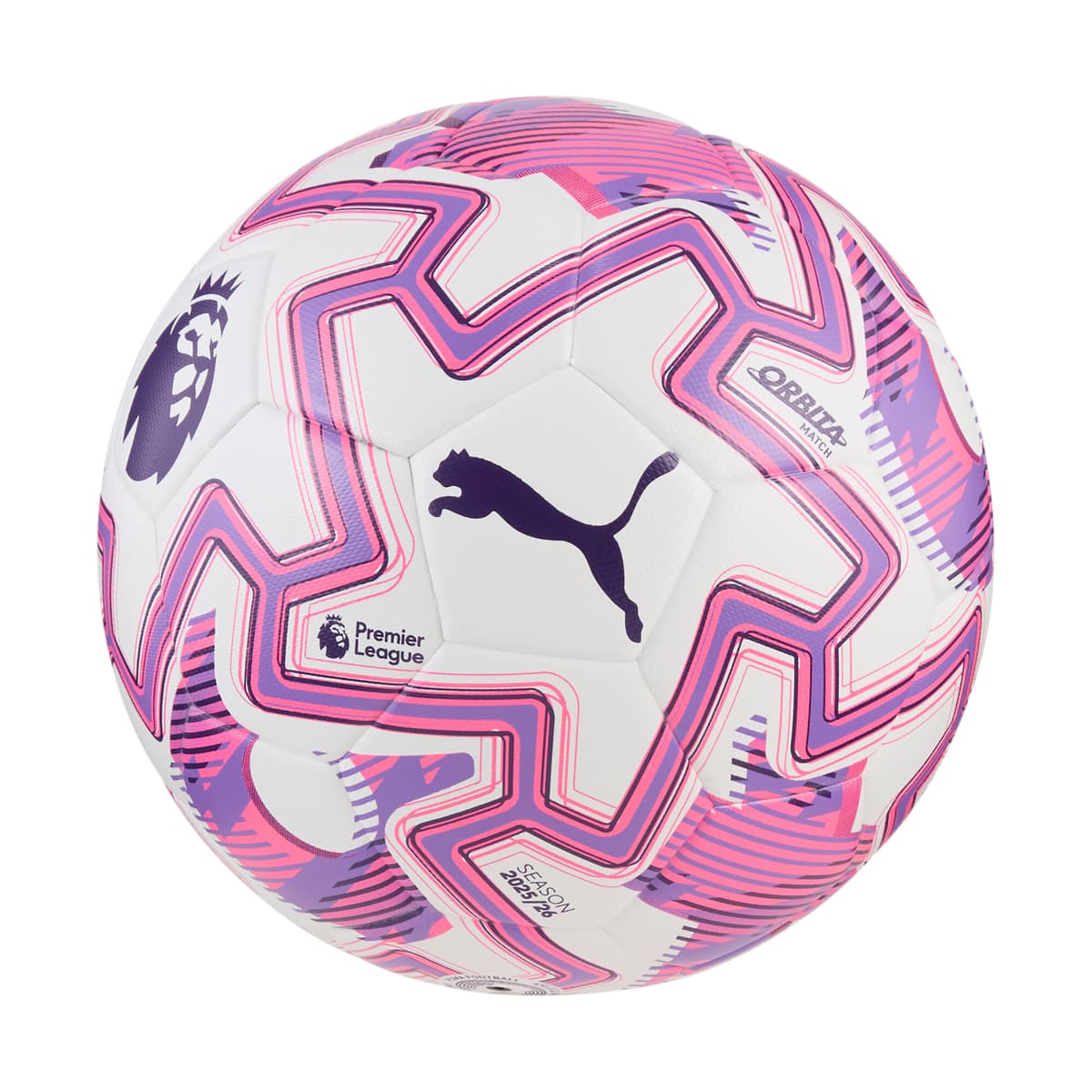 PUMA Orbita Match Premier League Brilliance voetbal (FIFAÂ®-kwaliteit), Wit/Meerkleurig, Maat 5