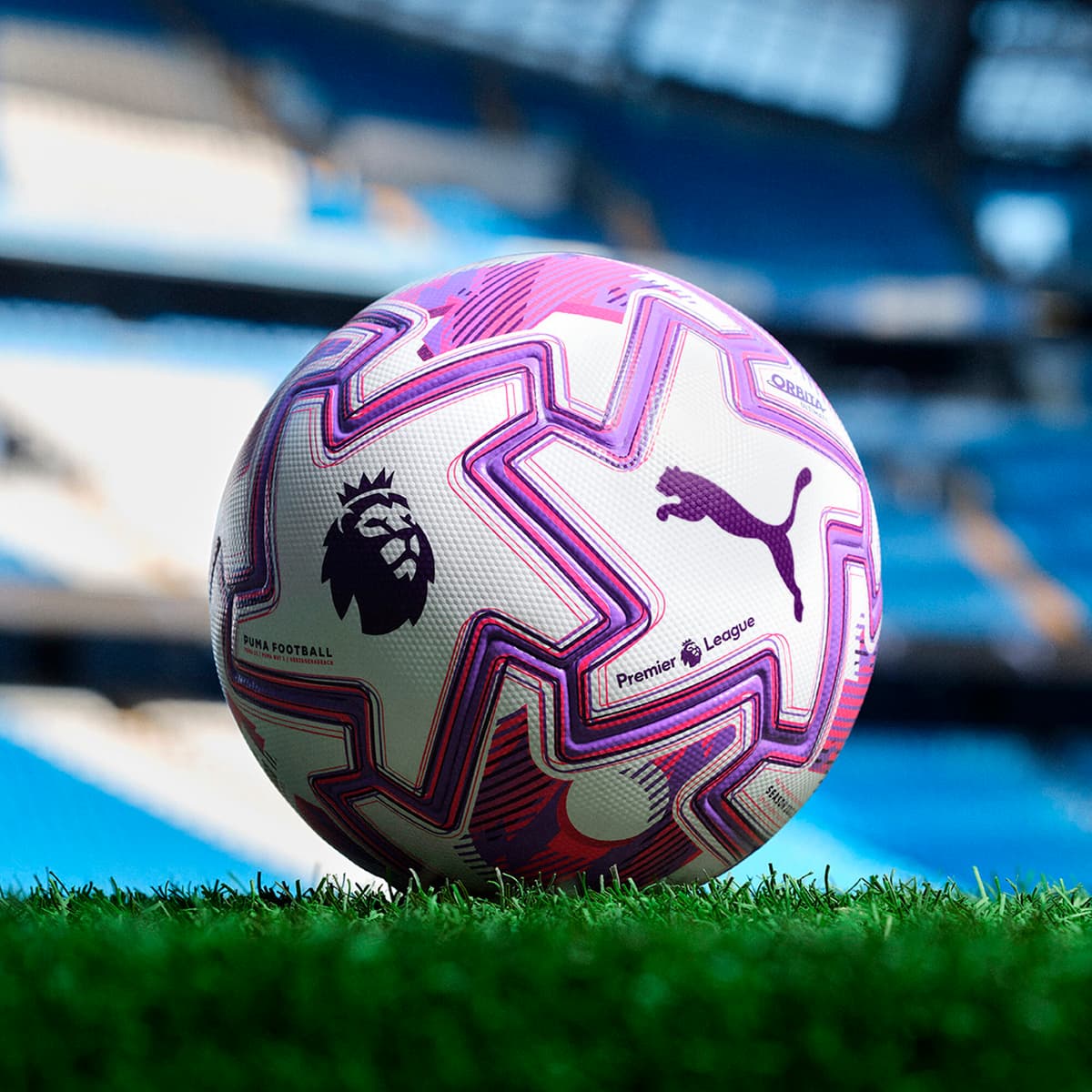 PUMA Orbita Pro Premier League Brilliance voetbal (FIFAÂ® Quality Pro), Wit/Meerkleurig, Maat 5 thumbnail 4