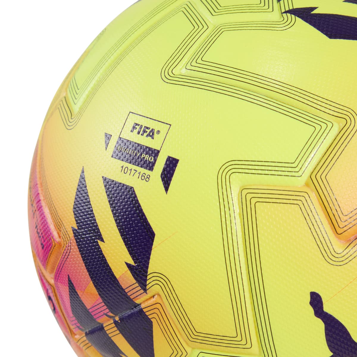 PUMA Orbita Pro Premier League Lights voetbal (FIFAÂ® Quality Pro), Geel/Meerkleurig, Maat 5 thumbnail 3