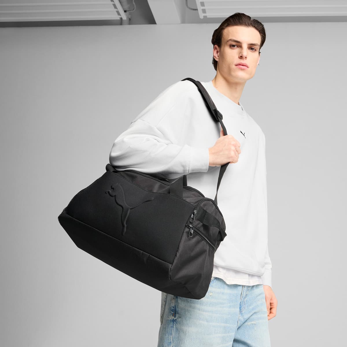 PUMA Buzz sporttas small, Zwart thumbnail 6