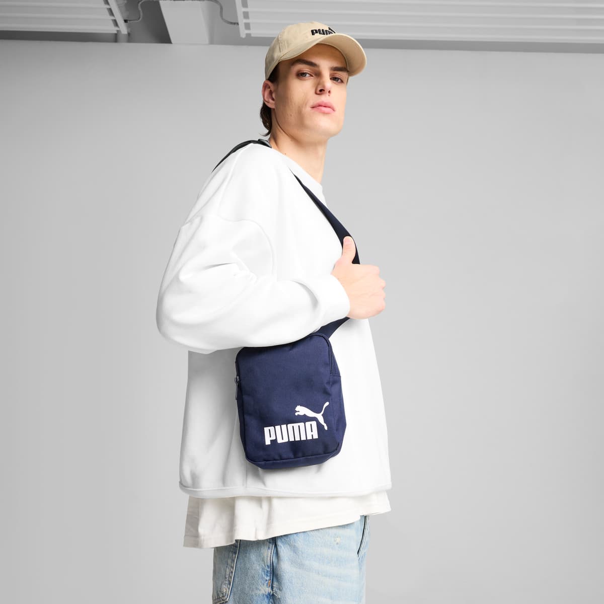 PUMA Phase draagbare tas, Blauw thumbnail 4