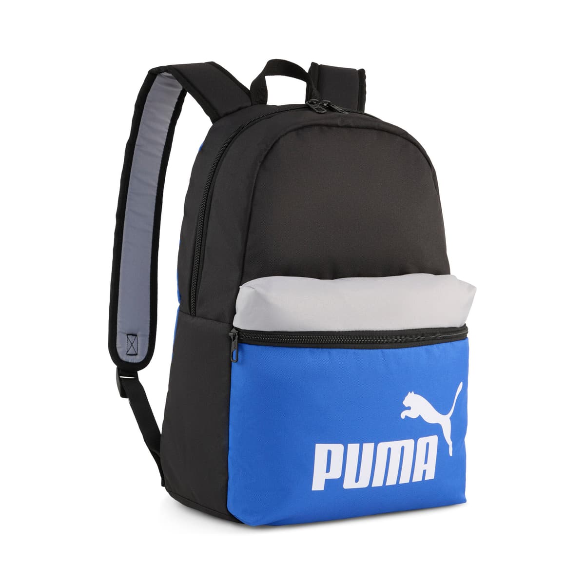 PUMA Phase Colour-block rugzak, Blauw/Zwart