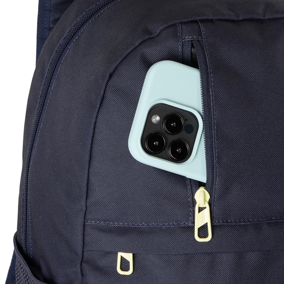 PUMA Plus rugzak, Blauw/Geel thumbnail 2